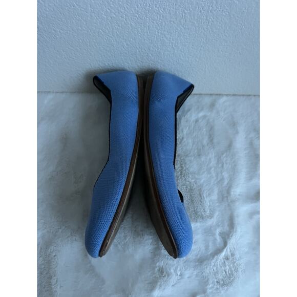 Rothy’s light blue Wool Flats Comfort womens size 10 Rounded Toe - Picture 3 of 14